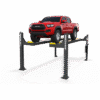 HDSO14AX 14,000 lbs Capacity Open-Front Alignment Lift – Extended, Includes Turnplates & Slip Plates