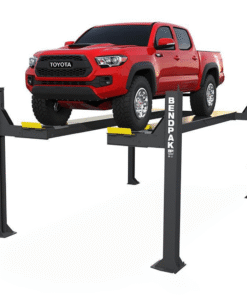 BendPak HDSO14AX 14,000 lb Alignment Lift – ALI Certified, Open Front, Extended, Turnplates & Slip Plates